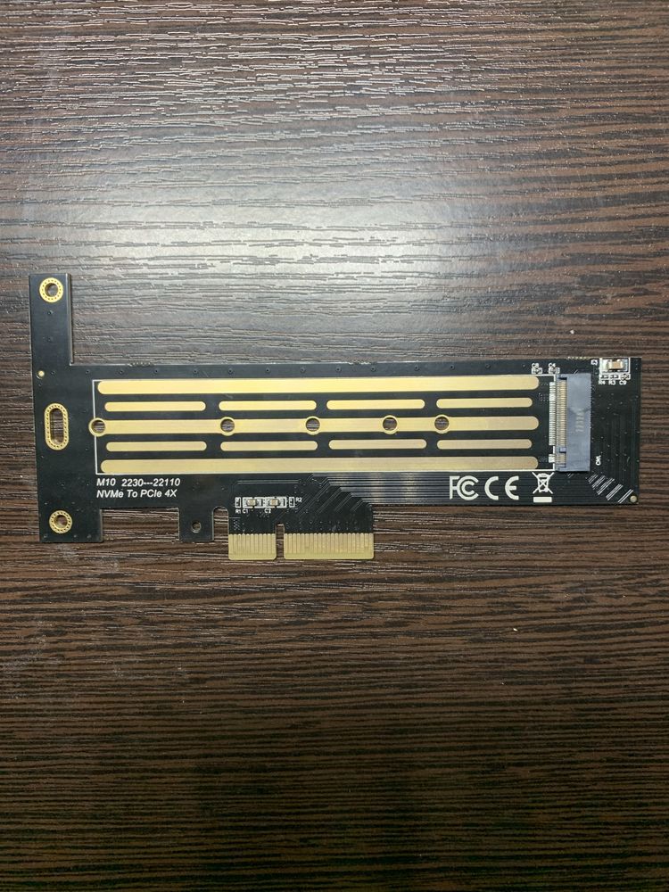 Переходник M 2 SSD PCI-E 3.0