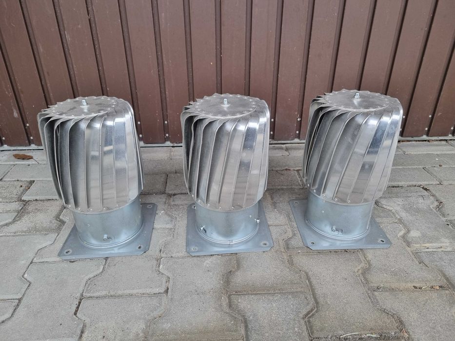 Nasada kominowa aluminiowa obrotowa 150mm