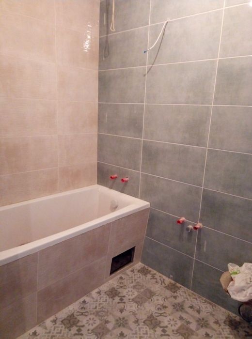 Укладка питки, кафель, ремонт ванни