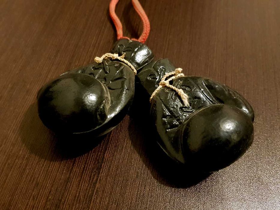 par de luvas de boxe em miniatura (1973)