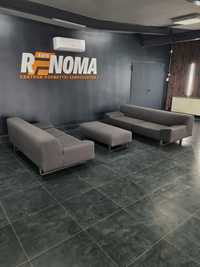 Komplet sofa szara