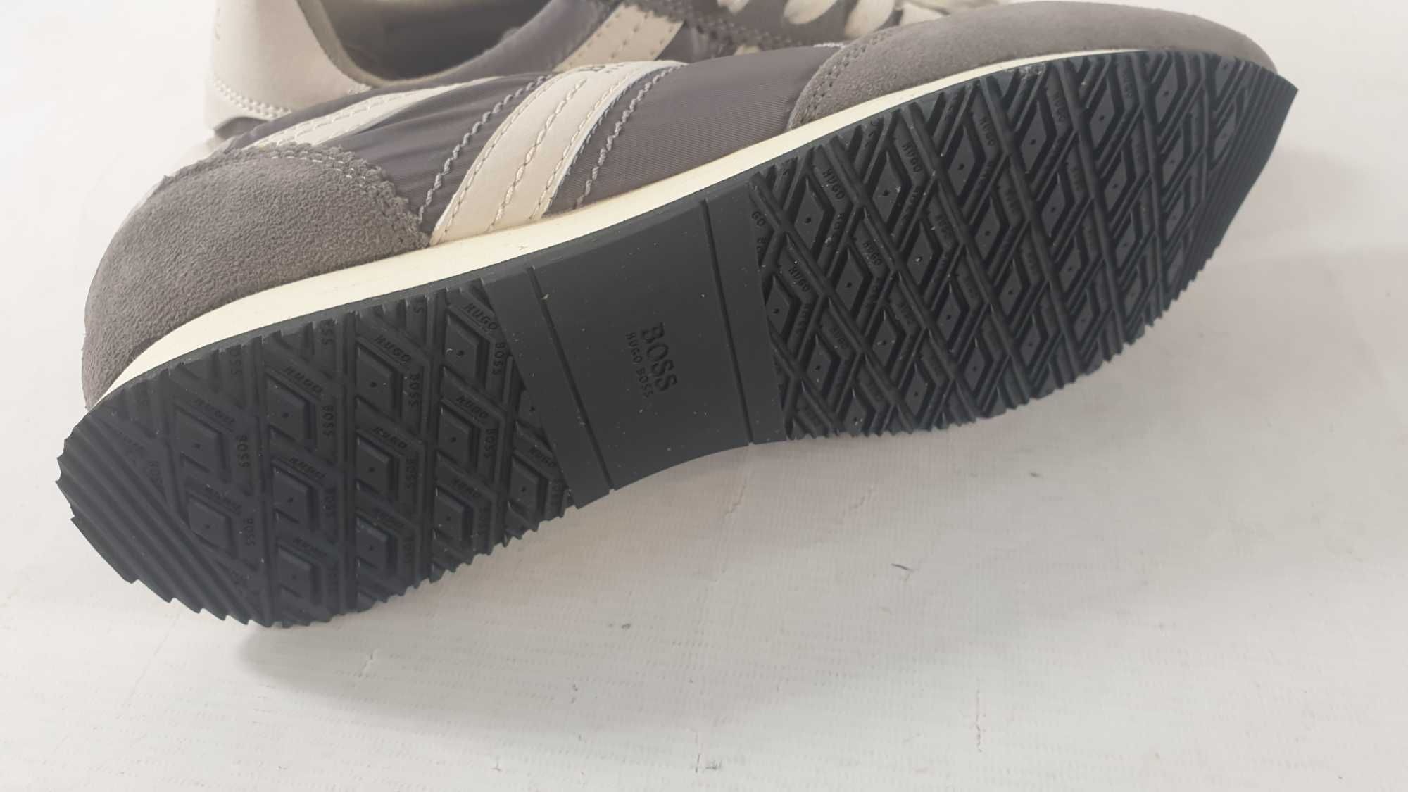 Hugo Boss buty męskie sportowe Hugo Boss Medium Grey rozmiar 43