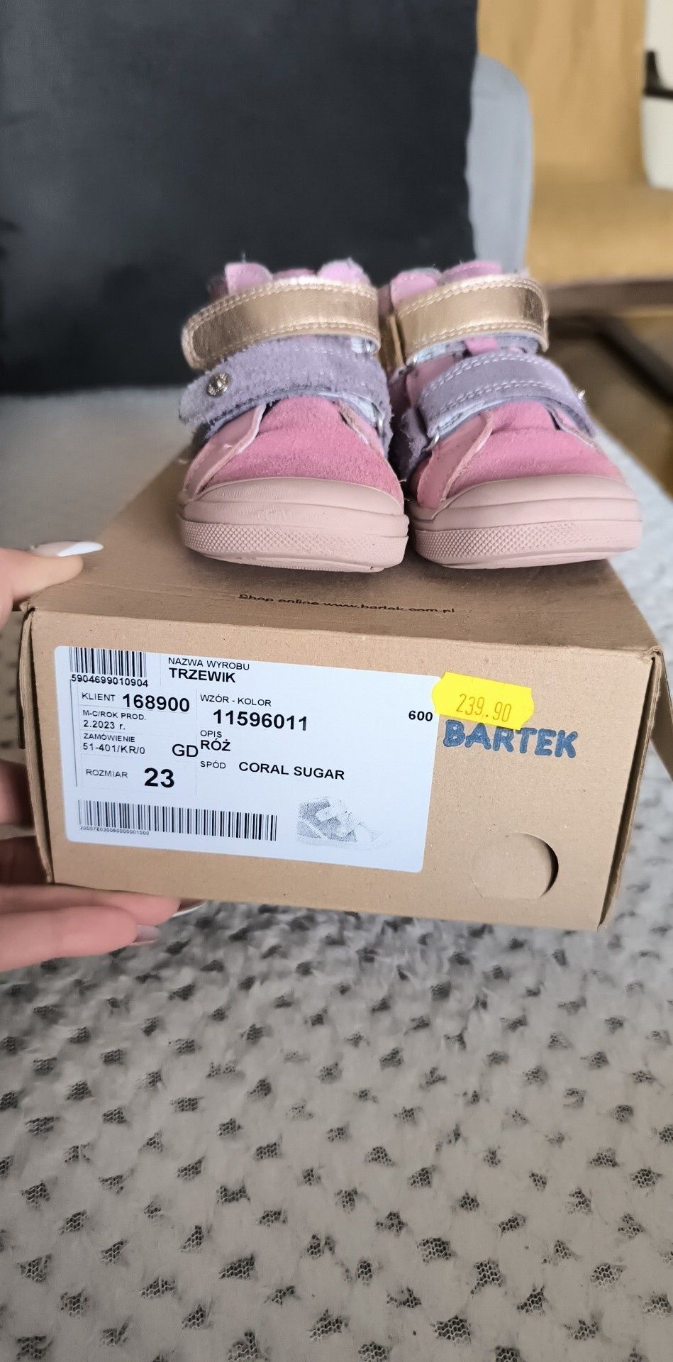 Buty Bartek dla dziewczynki