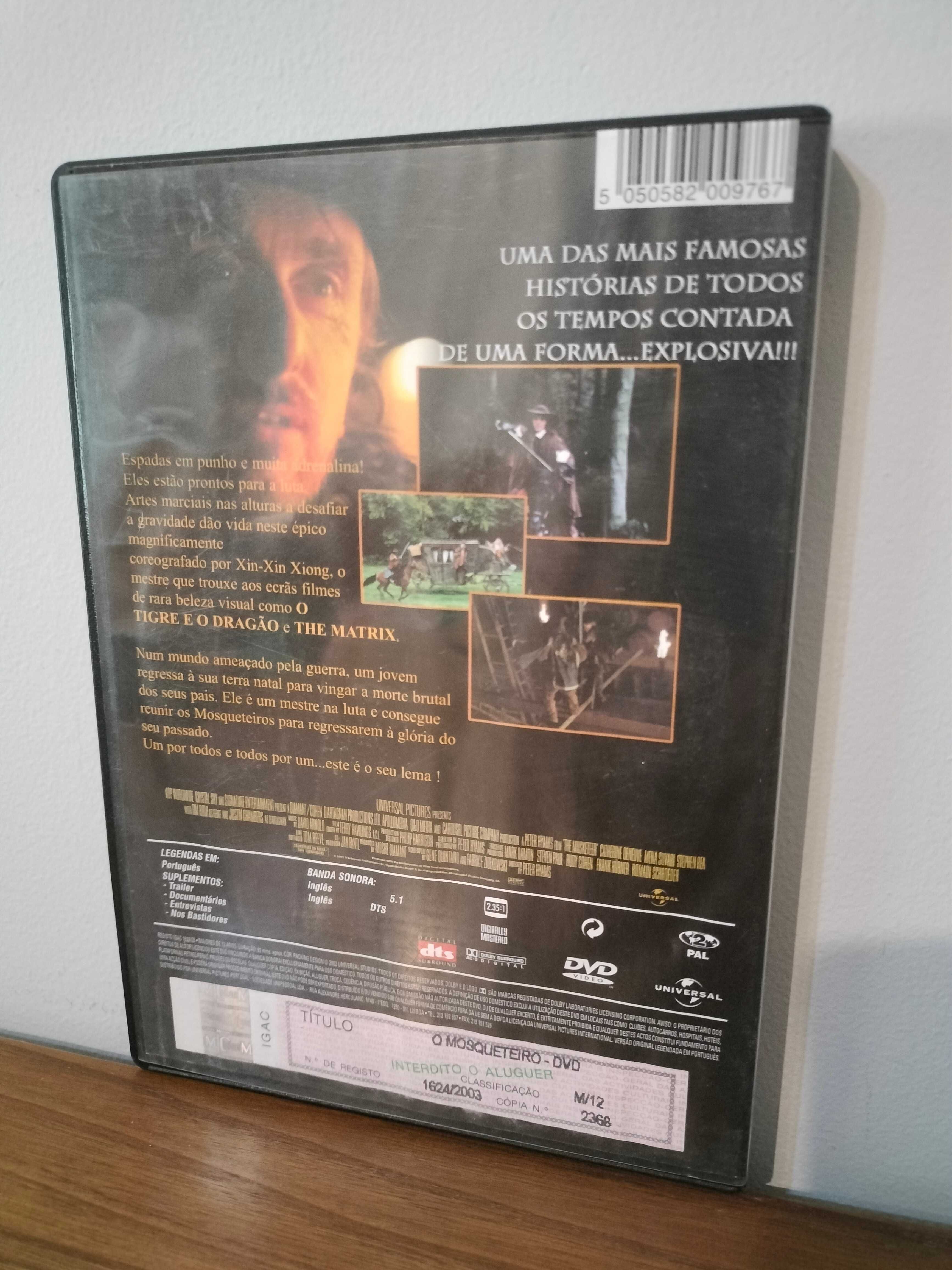 Filme DVD: O Mosqueteiro - The Musketeer