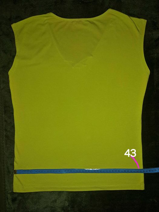 T-shirt oliwkowy bluzka Mohito