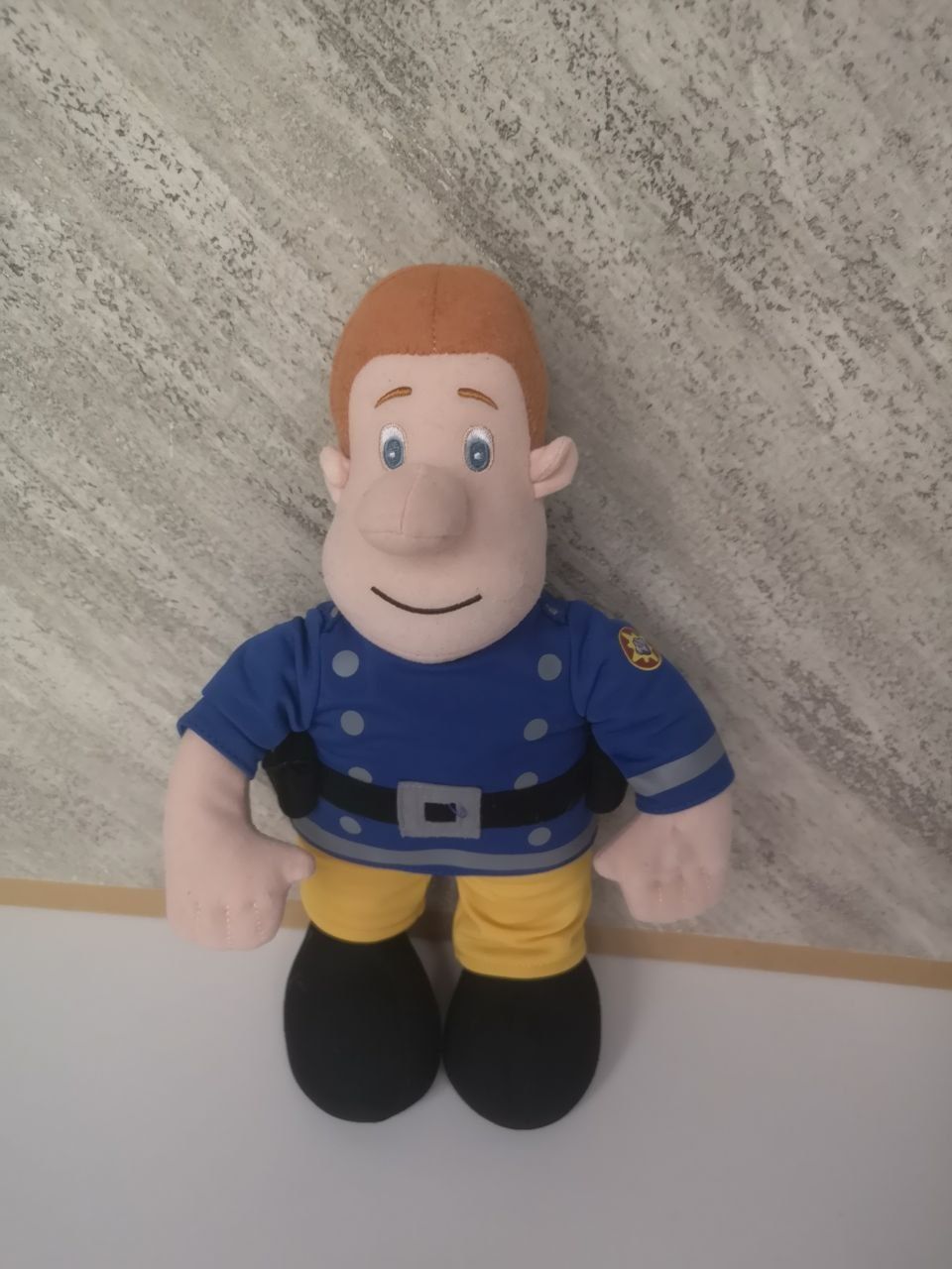 Мягкая говорящая игрушка кукла пожарный Сем Сэм