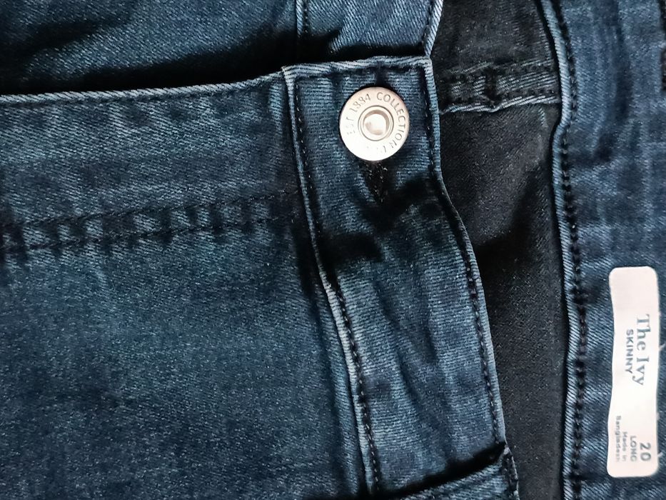 Джинси  фірма M&S темно синій  великі очень большие р.58-60-62