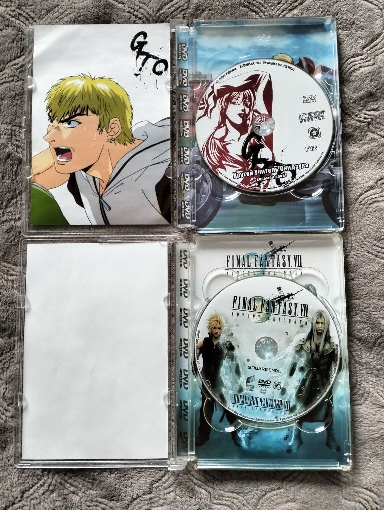 DVD диски аніме  в склі
