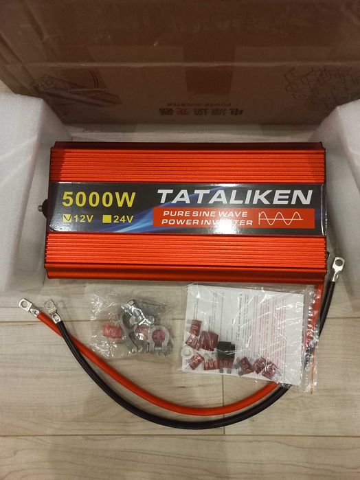 Інвертор 12/220в. Чиста сінусоїда. Потужність 5000Вт. Інвертер 5000W.