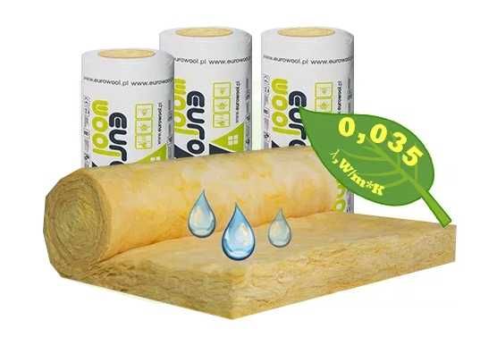 WEŁNA EUROWOOL LAMBDA 0,39 -5cm/ 10cm/ 15cm/ 20cm CENA- 6,71 m2 brutto