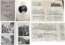 Livros Raros-Comboios e Caminhos de Ferro- Albula-Bahn Suiça