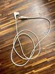 1.9m IKEA SYMFONISK kabel zasilający tkanina biały koniczynka zagiety