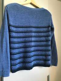 Niebiesko-czarny sweter bawełniany Jumers & Cardigans 38