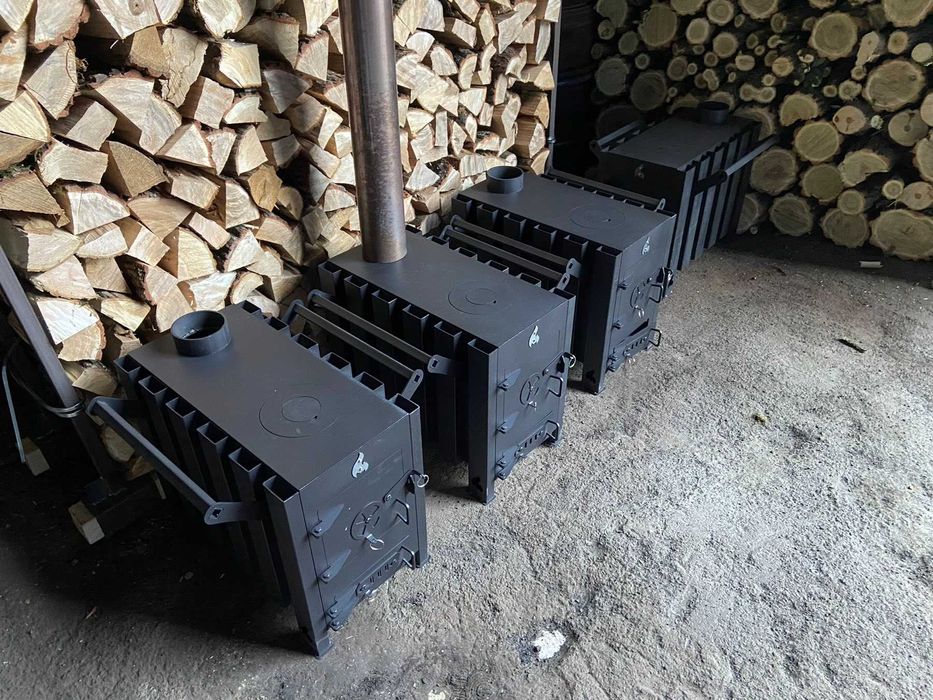 Буржуйка обігрів 60м2 Пічка сталь 5мм печка булер"ян Виробник Акція-35