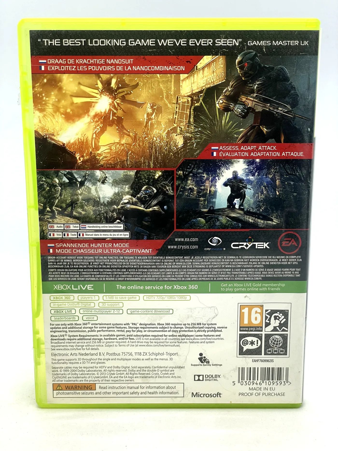Crysis 3 Xbox 360 Po Angielsku