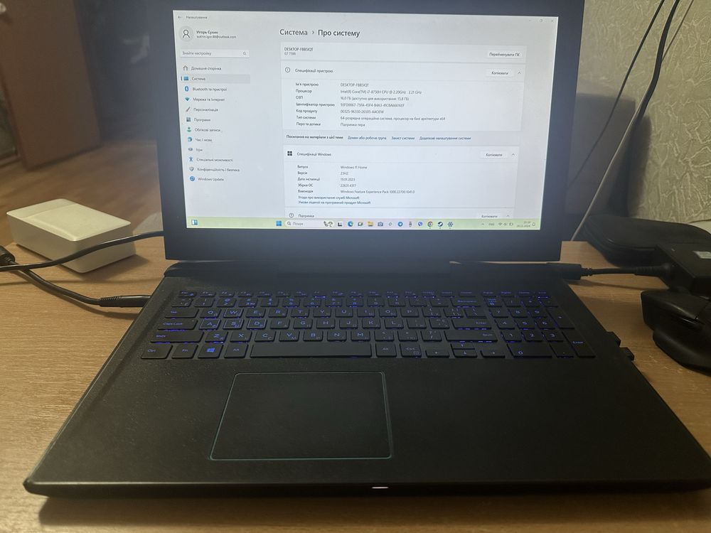 Ігровий ноутбук DELL G7 7588