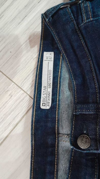 Jeansy big star rozm. 28 dl. 34 fitskinny