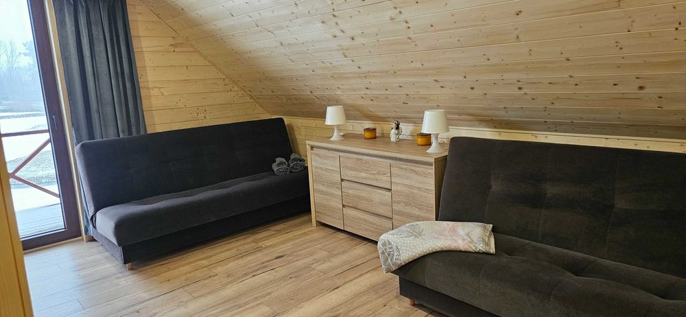 Wynajmę całoroczny domek nad jeziorkiem - sauna + jacuzzi