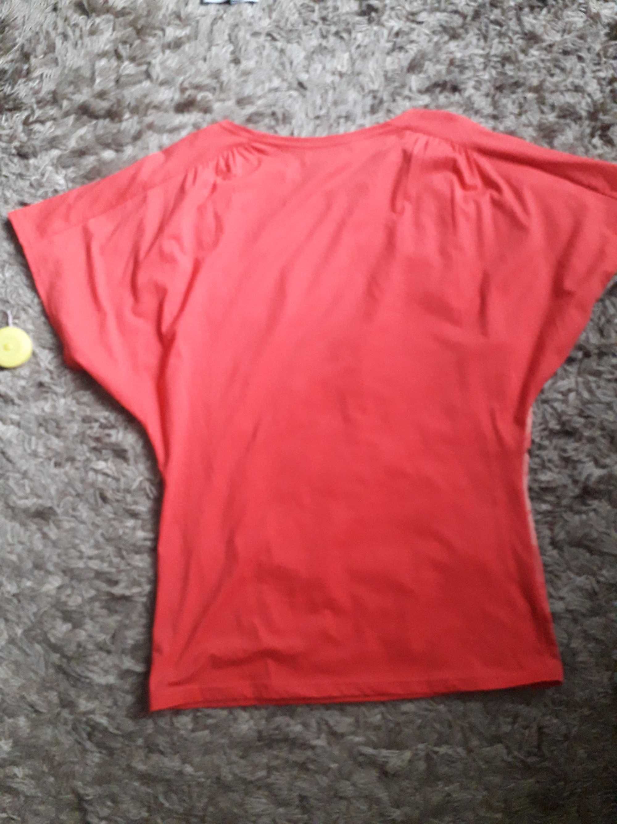 Koszulka trykotowa czerwona xl Croop
