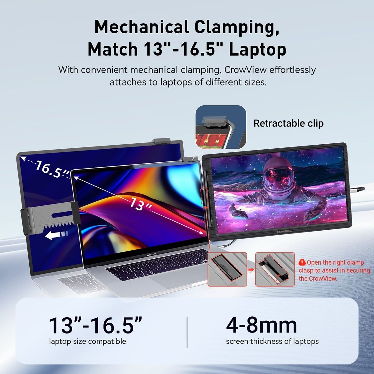 Elecrow CrowView 13-16.5" Портативный Монитор 1920х1080Р / Дисплей