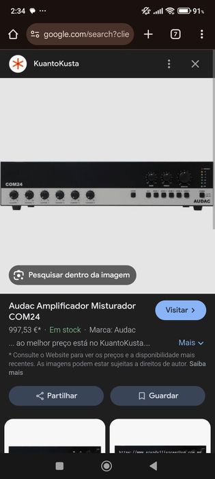 Audac Com 24 MK2 - Amplificador