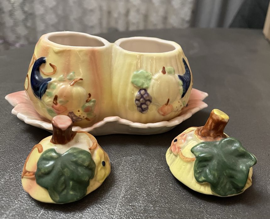ozdobny ceramiczny pojemnik kuchenny