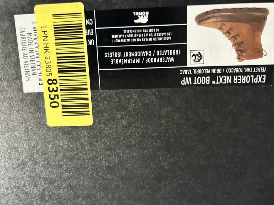 Sorel Zimowe Explorer Next Boot Wp Velvet Tan Tobacco 42