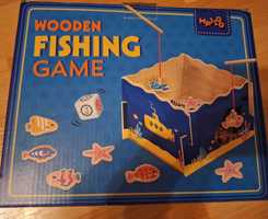 Wooden Fishing game lowienie rybek gra edukacyjna