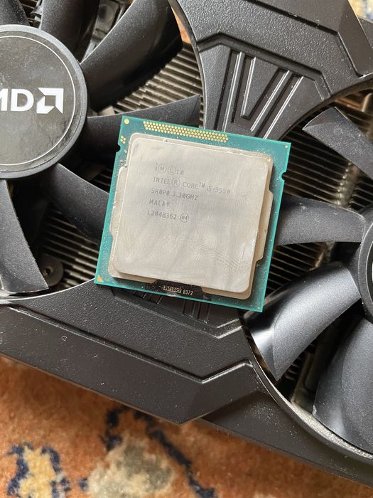 Комплект: Відеокарта RX 480 8GB, Intel i5-3550, ASRock B75M