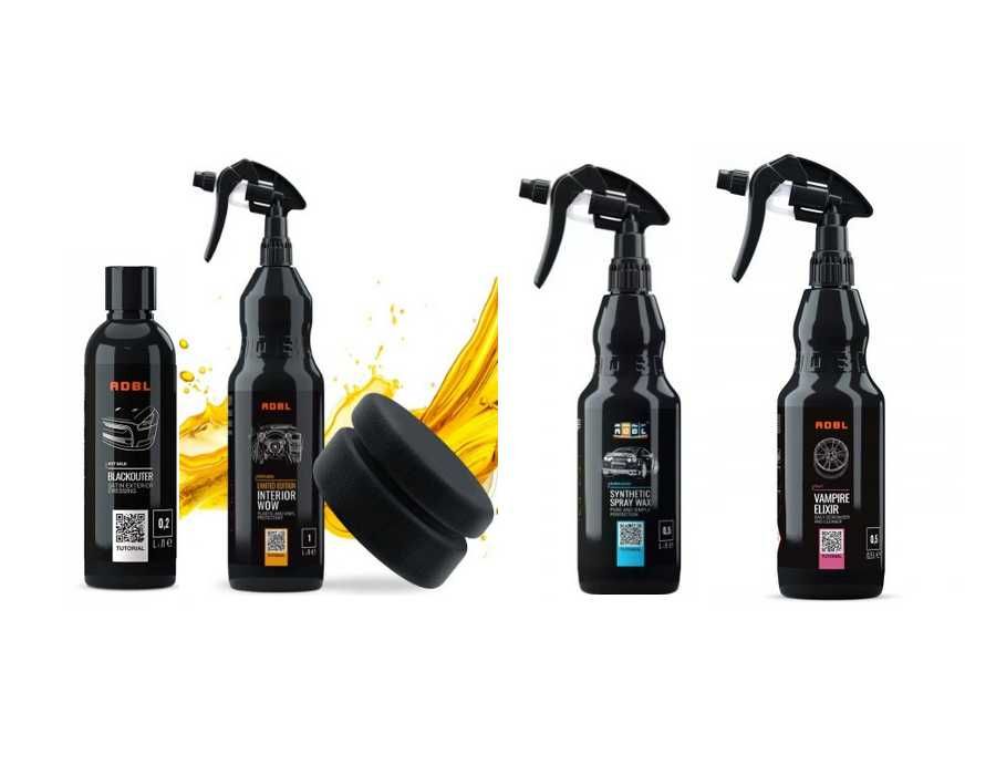 Zestaw Czyszczący i nabłyszczający do samochodu +GRATIS