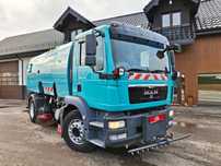 MAN TGM 18.290 Zamiatarka BUCHER 2 Silniki Karcher Mycie Ciśnieniowe  BUCHER Cityfant 6000 Karcher 2 Silniki Szczotki L/R PM10 Klimatyzacja