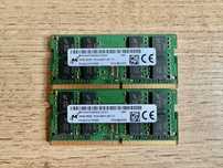 RAM DDR4 do laptopa 2x16GB Micron, pierwszy montaż Lenovo/Dell