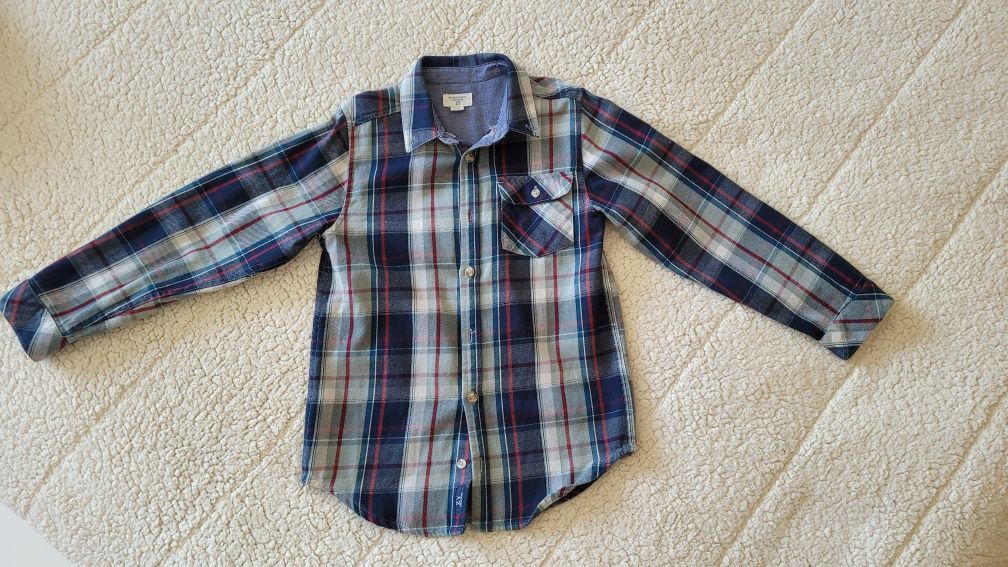 Camisa tartan Zippy (special edition) para menino 7/8 anos, 121-127 cm