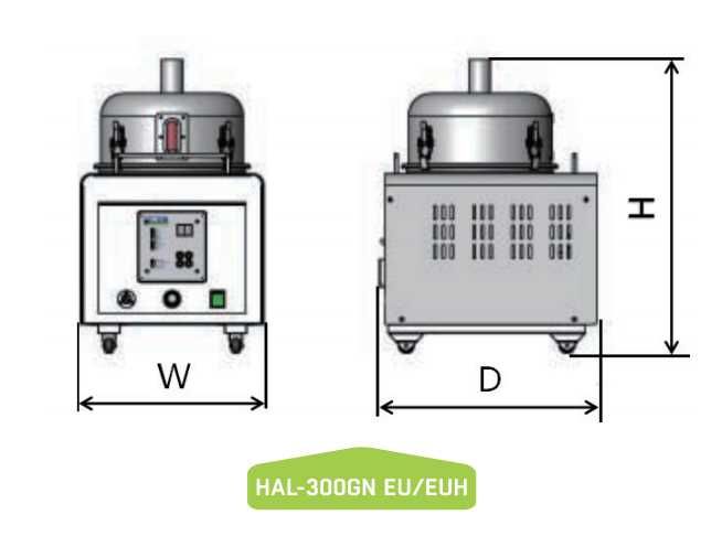 Вакуумный загрузчик  пластмасс  HAL300GN EU  , Huare   евро серия