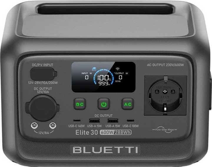 Зарядна станція BLUETTI Elite 30 V2 600W 288Wh