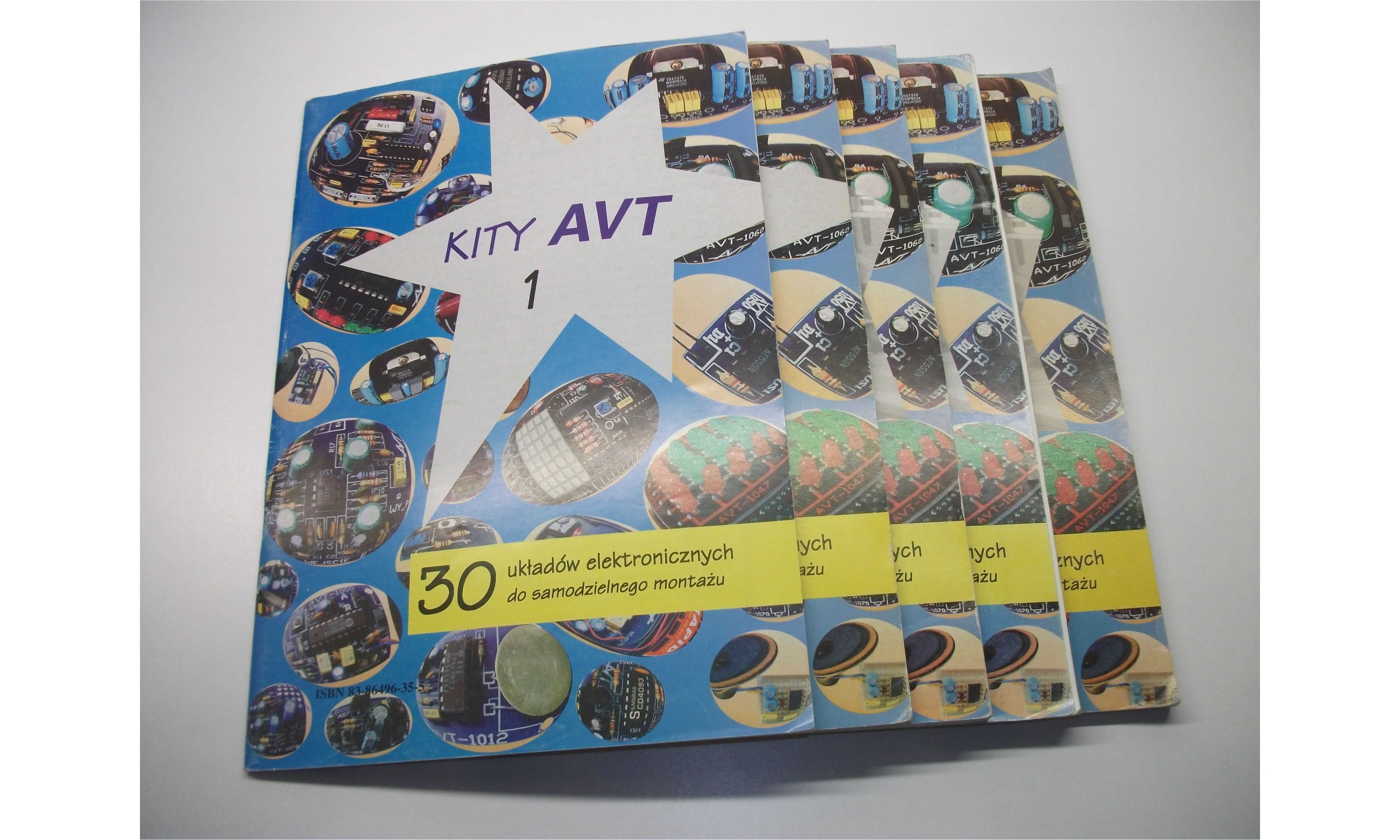 Kity AVT 30 układów elektronicznych Tom 1 ,2, 3, 4, 5