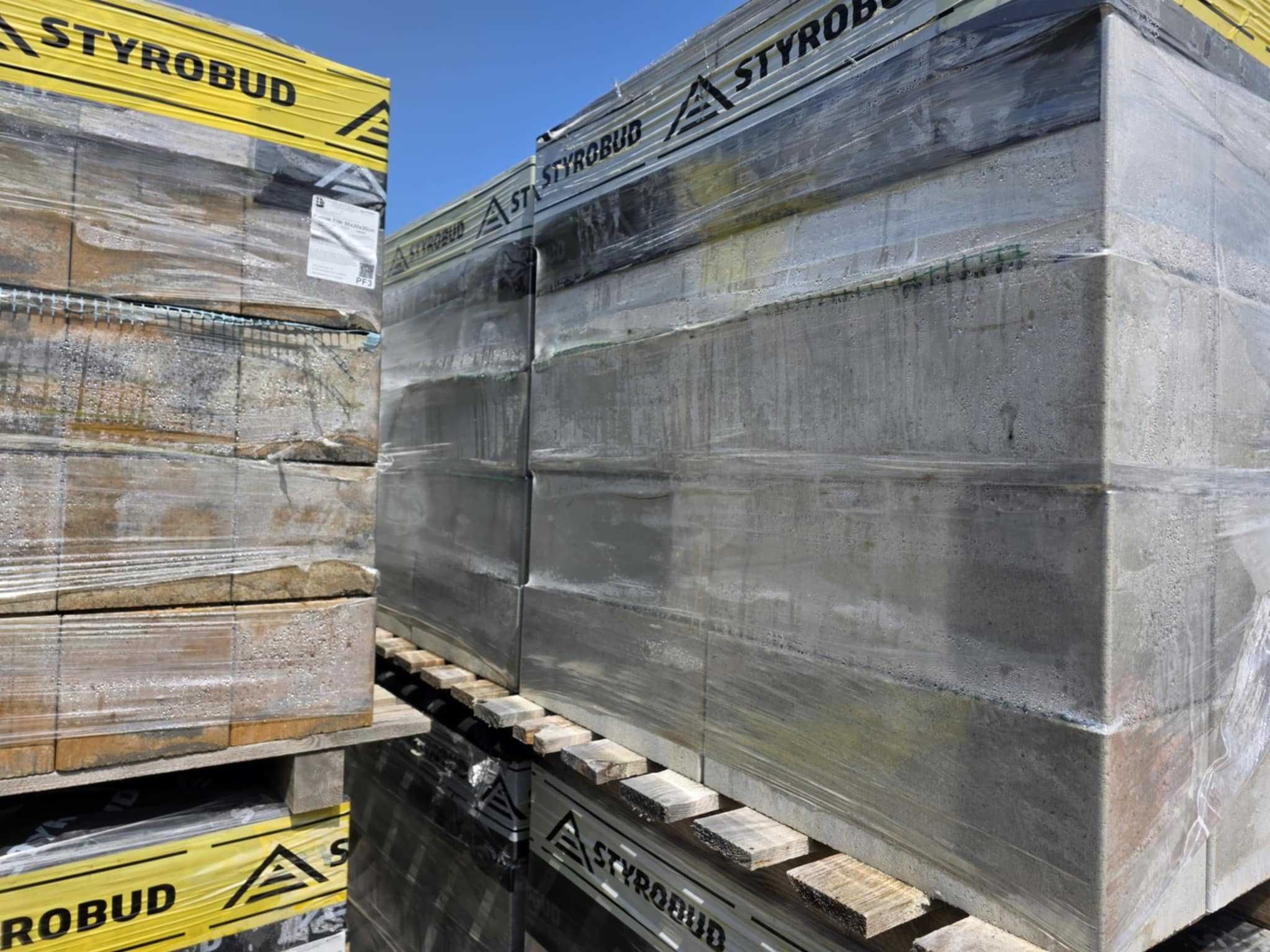 Pustak Ogrodzeniowy Styrobud FINI BIANCO 50x20x20 WYPRZEDAŻ