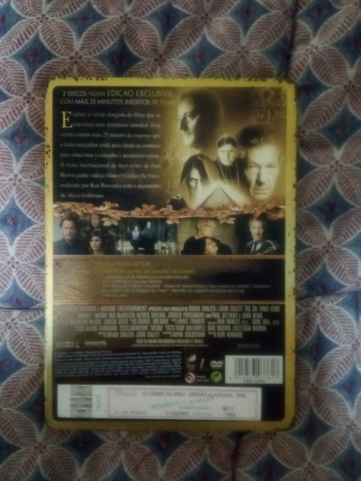 O código da Vinci 2 DVD's novos capa metálica