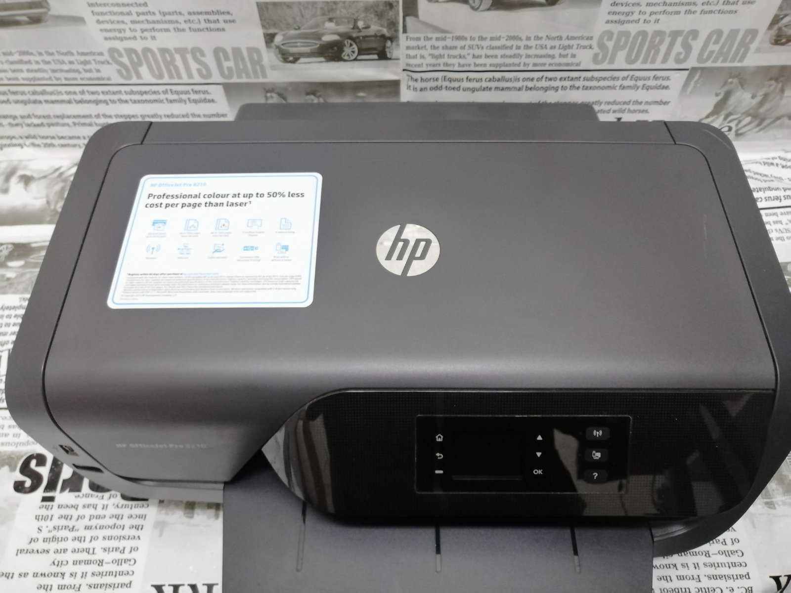 HP OfficeJet Pro 8210+Wi-Fi. Струйный цветной принтер. Гарантия.