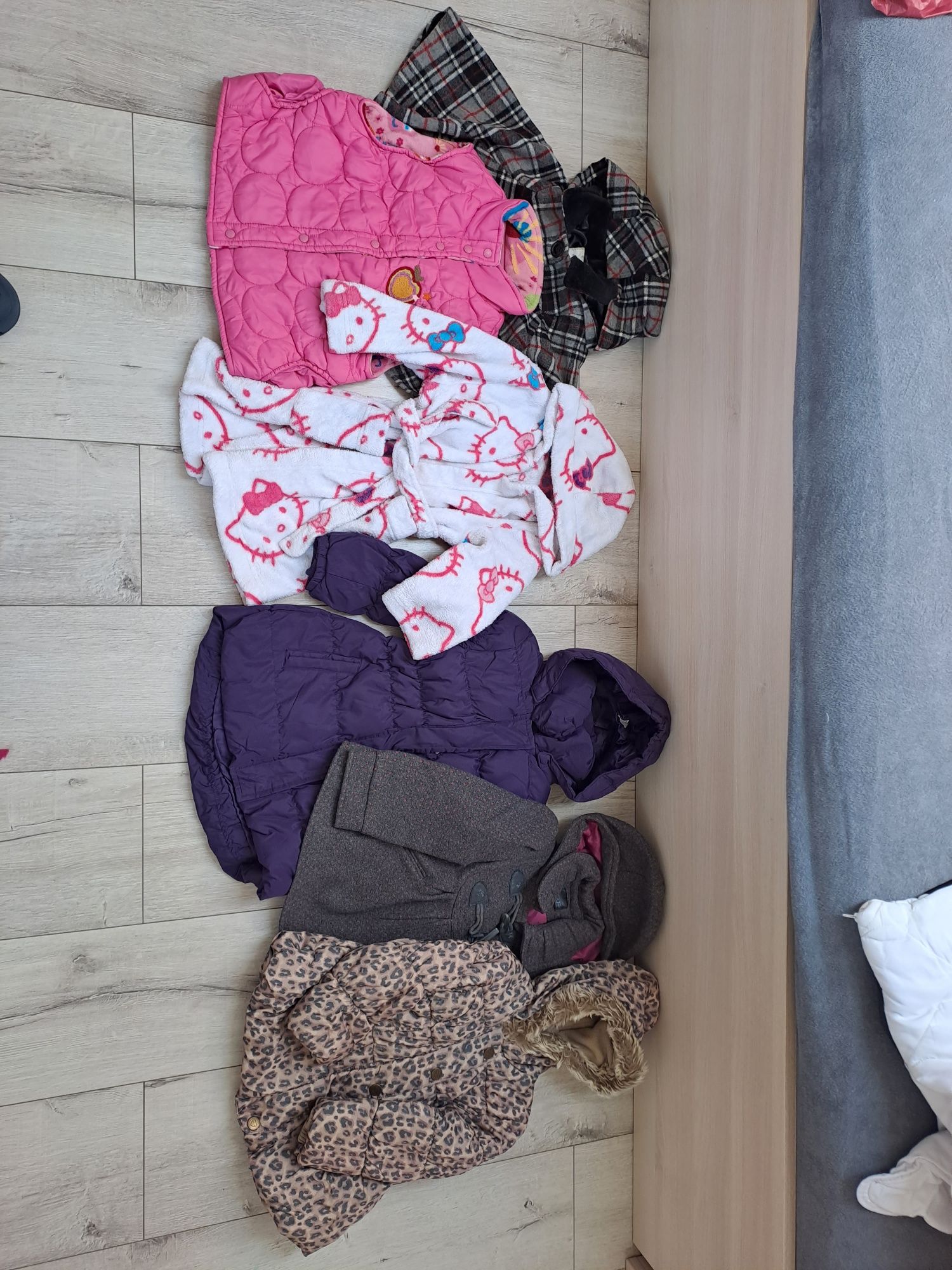 9szt kurtki 98 kożuszki dziewczynka 2-3 lat