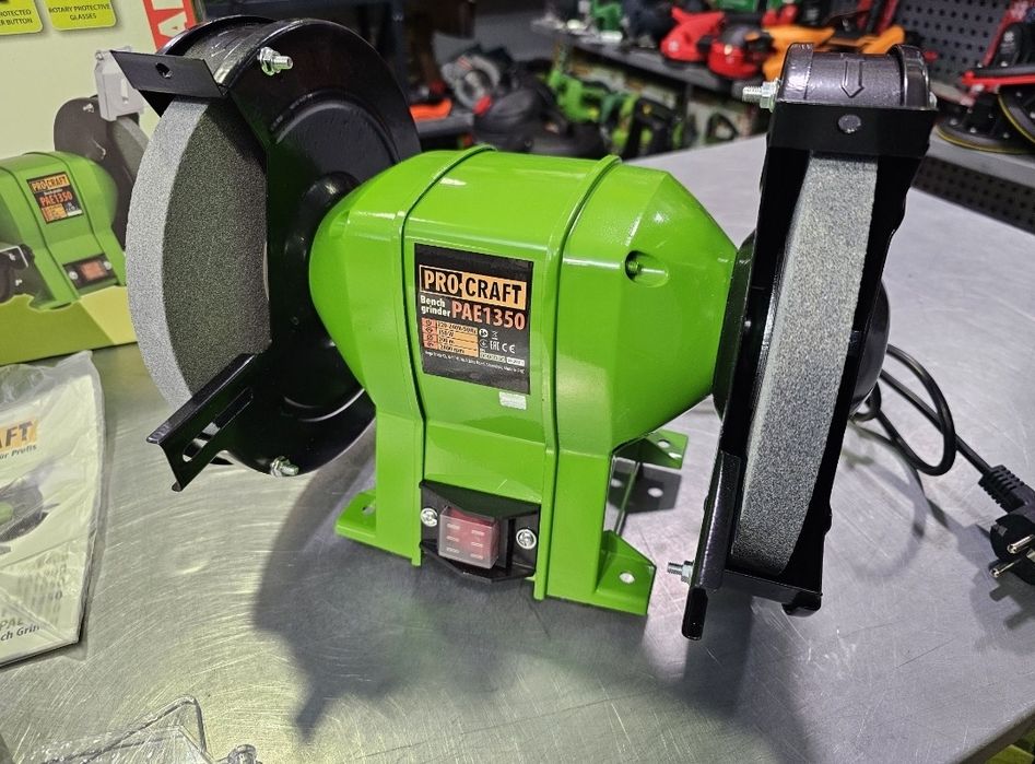 Мощный точильный станок Точило ProCraft PAE1350 200мм Камни Гарантия