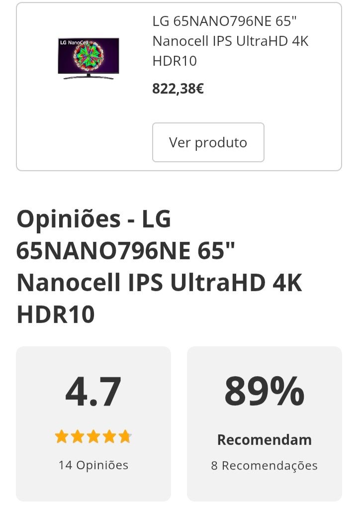 LG 65nano796ne 4k