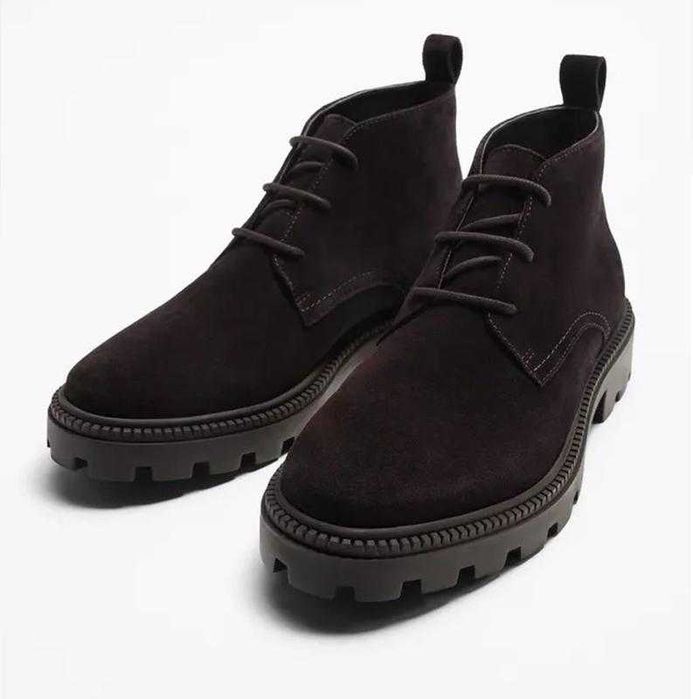 Замшевые ботинки Zara. Размер 42