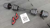 Zestaw ciężarów SGN130 PRO SET 6w1 HMS 30 kg
