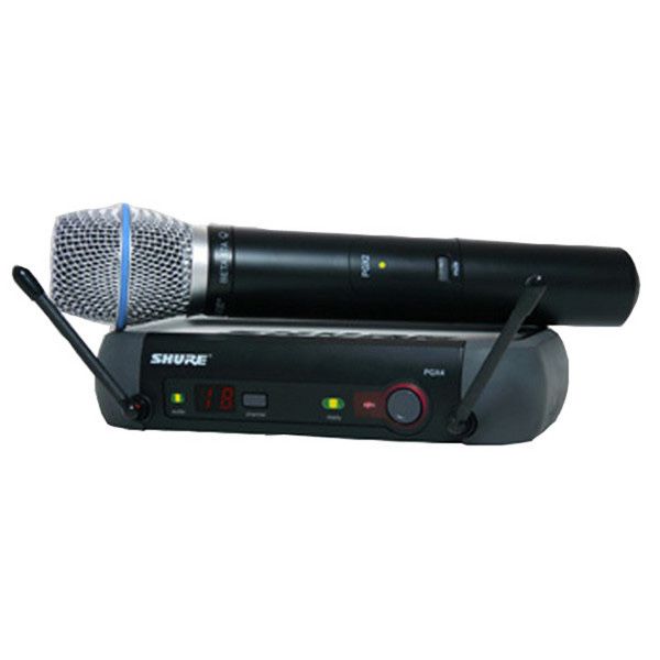 Microfone Wireless condensador Shure Beta 87A / PGX 24