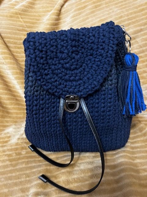 Plecak ze sznurka bawełnianego