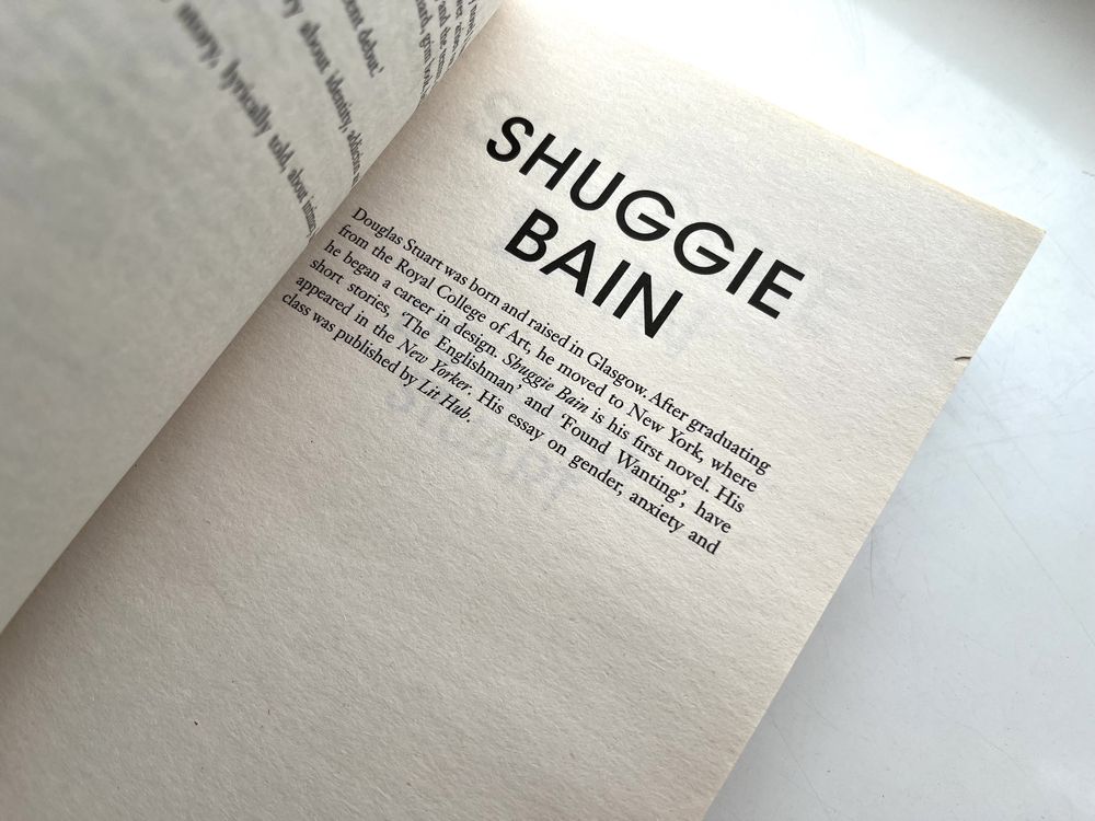 Книга «Shuggie Bain» Douglas Stuart