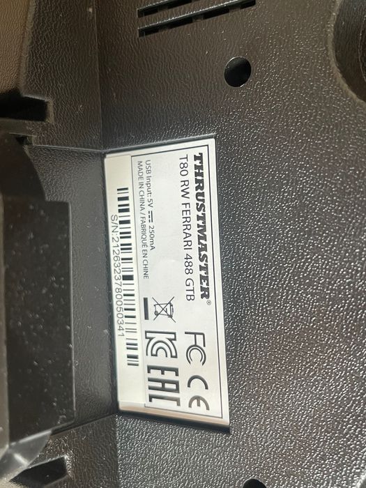Ігрове кермо Thrustmaster T80 Ferrari 488 GTB