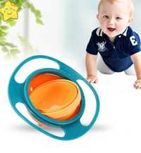 Дитяча тарілка-непроливайка неваляшка, посуд для дітей. Дитячий посуд