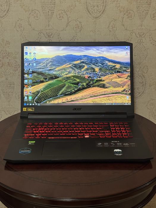 Большой игоровой ноутбук IPS Acer Nitro 5 RTX3050 Ti